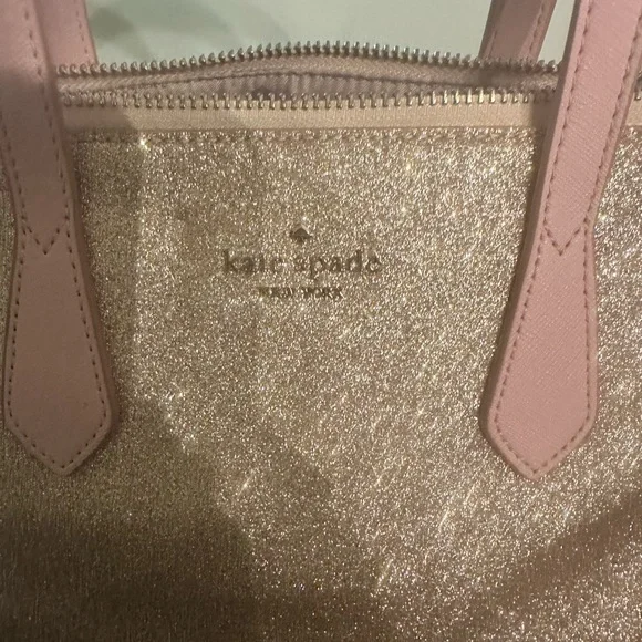 Kate Spade Gold and Pink Crossbody Bag - Picture 2 of 5